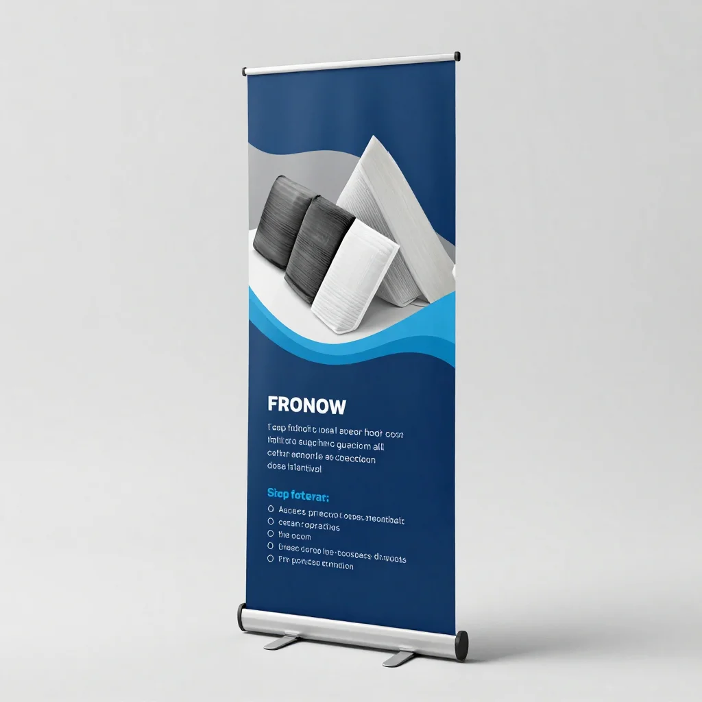 Cetak Roll Banner: Panduan Harga, Bahan & Ukuran